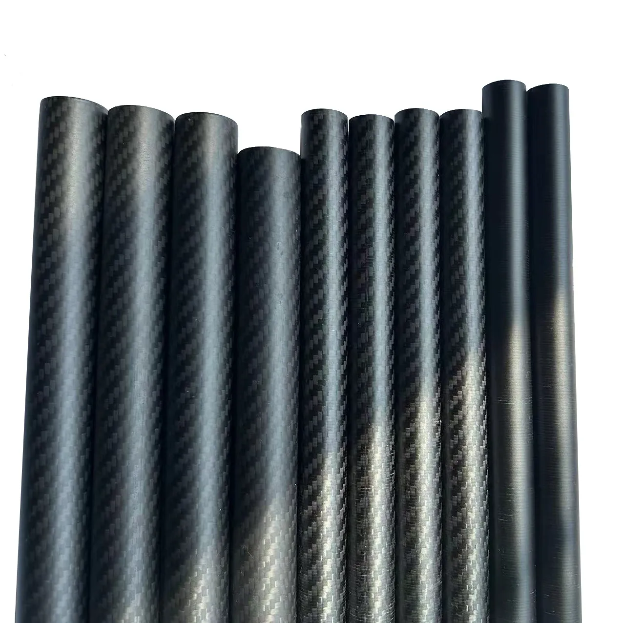 Vente directe d'usine tube de taille personnalisée en fibre de carbone