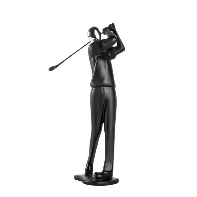 Figurine de sport en résine, artisanat personnalisé, décoration abstraite pour bureau, offre spéciale,