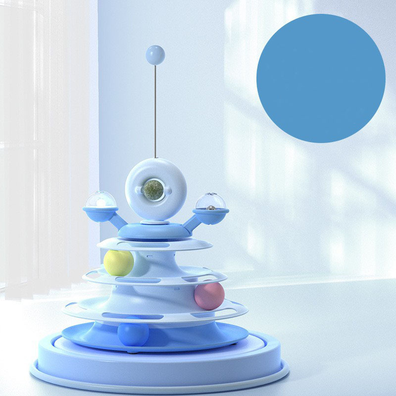 Azul de ping pong + catnip