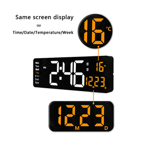 <strong>16</strong> &quot;large Screen Function Display <strong>Clock</strong> Digital <strong>Wall</strong> <strong>Clock</strong> Led <strong>Wall</strong> <strong>Clock</strong> - Product Image 2