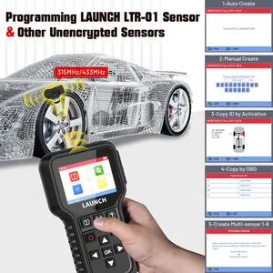 LAUNCH X431 CRT5011E TPMS Diagnostic Tool Tire Pressure 315MHz 433MHz Activation Sensor OBD Automatic Stationary Relearn <strong>Program</strong> - Product Image 4