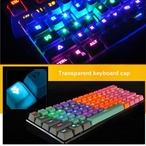 Teclas traslúcidas de ABS para teclado mecánico, soporte ergonómico OEM, directo de fábrica - Product Image 6