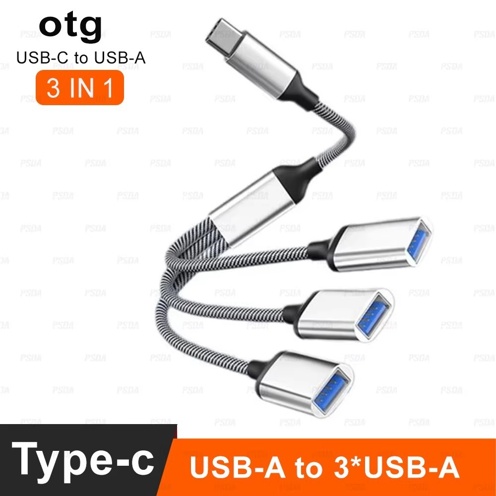 เงิน-3IN1 USB (HUB046-D)