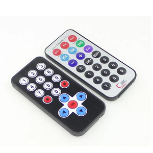 Utilizado para UNO R3/51 microcontrolador Kit de control remoto inalámbrico infrarrojo HX1838B Módulo receptor inalámbrico infrarrojo