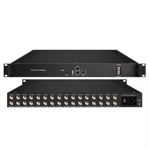 Digital IPTV Headend with 16-way <strong>DVB</strong>-C <strong>DVB</strong>-<strong>S2</strong> ISDB-<strong>T</strong> ATSC Tuner HD <strong>Encoder</strong> and <strong>Modulator</strong> to IP Gateway - Product Image 1
