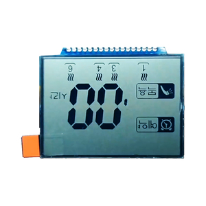 Fabrik benutzerdefinierte 7-segment-LCD-Displays Segmentgröße positive TN-Zahl lcd-Display
