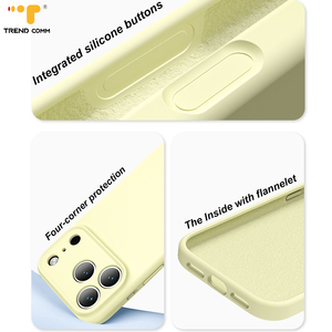 เคสโทรศัพท์แบบเหลว TPU ซิลิโคนสีชมพูออกแบบมาสำหรับ iPhone 17 PRO MAX แข็งปกป้องหลังพิมพ์ ODM สำหรับ Apple - Product Image 4
