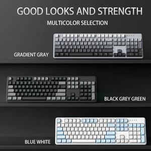 ZT104垫片结构机械Kevboard 104键键盘类型-C USB支持热插拔发光二极管背光游戏键盘 - Product Image 5