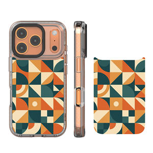 כיסוי טלפון עם הדפסה בהתאמה אישית של עיצובים גרפיים, פלטת PC ניתקת, כיסוי טלפון מגנטי עם שכבה ניתקת לאייפון 17 פרו - Product Image 2