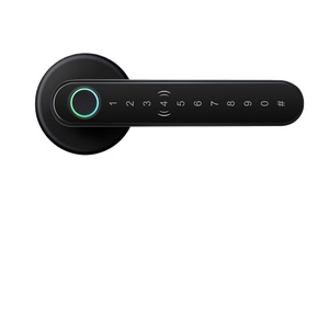 High Quality Fingerprint, IC, <strong>Key</strong>, Password, App Unlock Tuya Wifi Smart <strong>Blue</strong>-tooth Door <strong>Lock</strong> With IC Card Function PST-C6-11 - Product Image 1