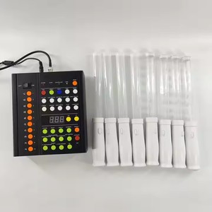 Лидер продаж, индивидуальный логотип, вечеринка, DMX 512, программируемый светодиодный мигающий дубинка, пульт дистанционного управления, фонари, концертный светильник, дубинка-141 - Product Image 4