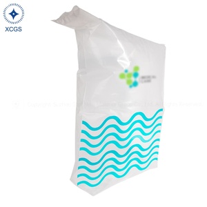 Özel baskılı PE valf çantası 25kg yük kapasitesi, her iki tarafta şirket logosunu belirgin bir şekilde sergiliyor. - Product Image 1