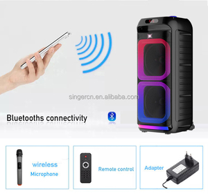 DR-8829 Equipo De Sonido BassアクティブタワートロリーパーティーBluetooth Paシステム屋外プロフェッショナルデュアル8スピーカー