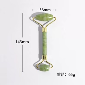Yüksek kaliteli doğal yeşil taş masaj aleti yeşil yeşim silindir seti - Product Image 6
