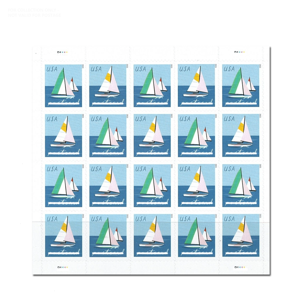 Carte Postale Voiliers Blancs Y100 2023