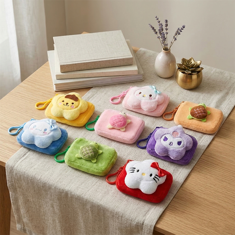 Porte-monnaie en peluche-15