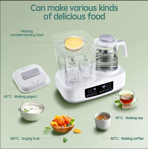 <strong>8</strong>-<strong>in</strong>-<strong>1</strong> Multifunction with Electric Steam Cleaning and Drying Baby <strong>Bottle</strong> Heater for Quick Heating of Breast Milk Formula