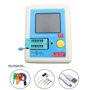 Probador de transistores de diodo TFT, medidor de capacitancia de triodo, detector de multímetro, NPN, PNP, MOSFET, IR, multifunción - Product Image 5