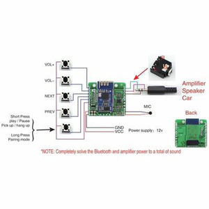 DC 12V/5V CSR8645 APT-X Lossless Music Hifi 4.0 Receiver Board Amplifier Module for Car Amplifier Speaker - Product Image 3