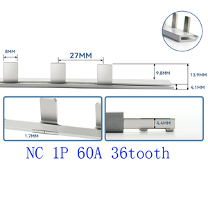 1P 100A 80A 63A MCB Bus bar Electrical Connection to the <strong>Busbar</strong> <strong>Mini</strong>-circuit Breaker Copper bar 200A - Product Image 5