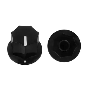 JZベースエレキギターパーツ用ブラックコントロールノブボリュームオーディオジャズコントロールノブ - Product Image 4
