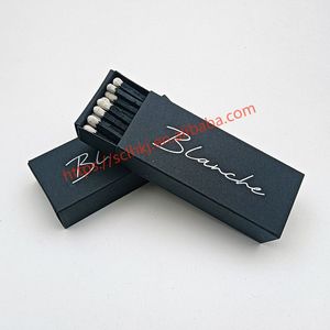 Ahşap sopa özel güvenlik özel maçlar ambalaj kişiselleştirilmiş dekoratif büyük ev maç özel maçlar - Product Image 3