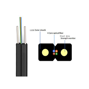 Precio al por mayor 1 2 Core G657A1 FTTH Cable de conexión de cable óptico de caída de fibra con conector SC APC UPC - Product Image 5