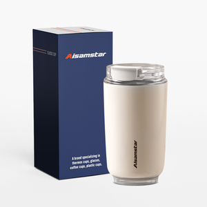 Aisamstar bán buôn 11/15OZ du lịch cốc Cà Phê Đôi tường thép không gỉ cốc cà phê cách điện cốc cà phê - Product Image 2