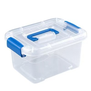 厂家直销透明收纳盒带盖塑料收纳盒 - Product Image 5