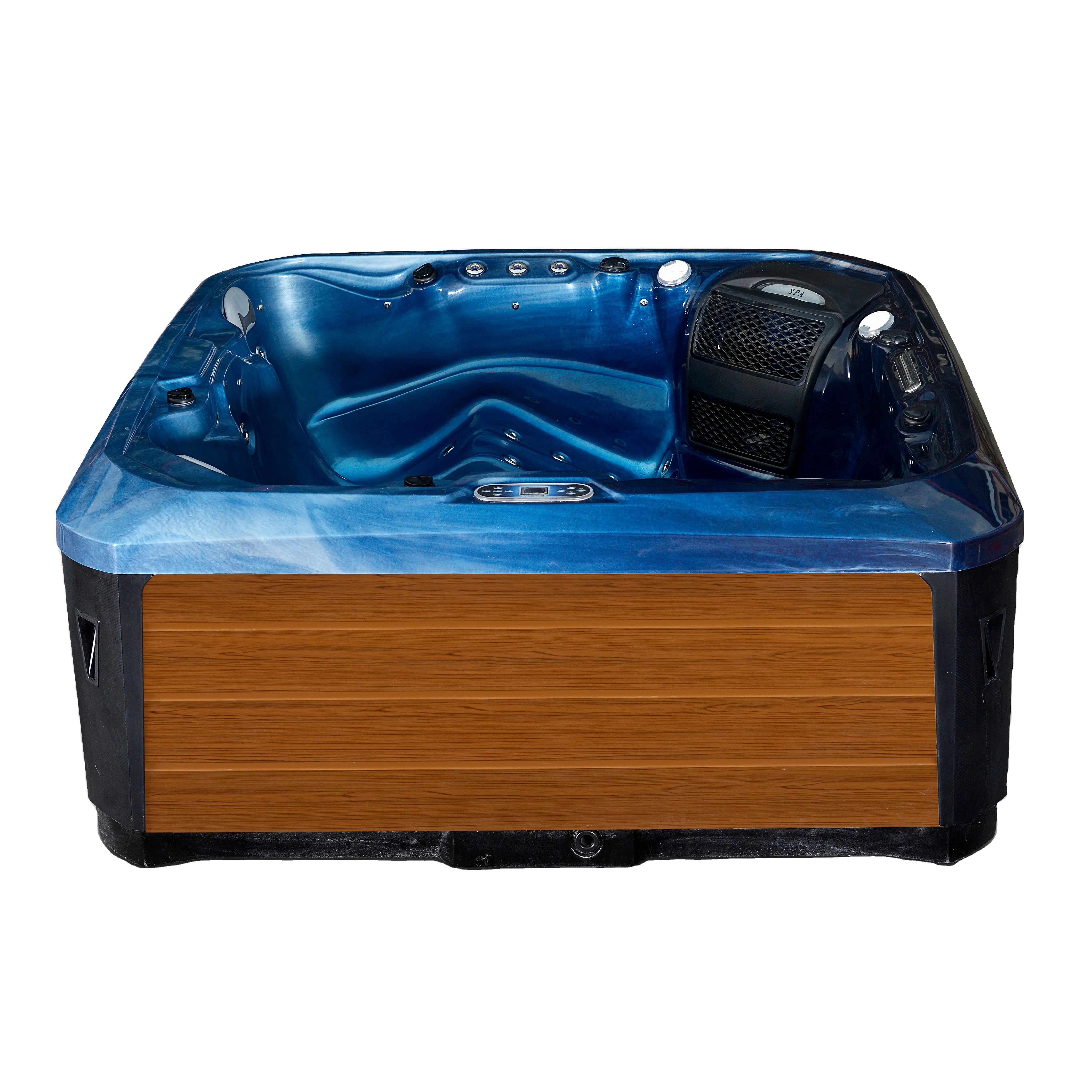 Venta caliente al aire libre jacuzzi 1-5 personas spa bañera de hidromasaje bañera de masaje jakuzzier tubo caliente al aire libre