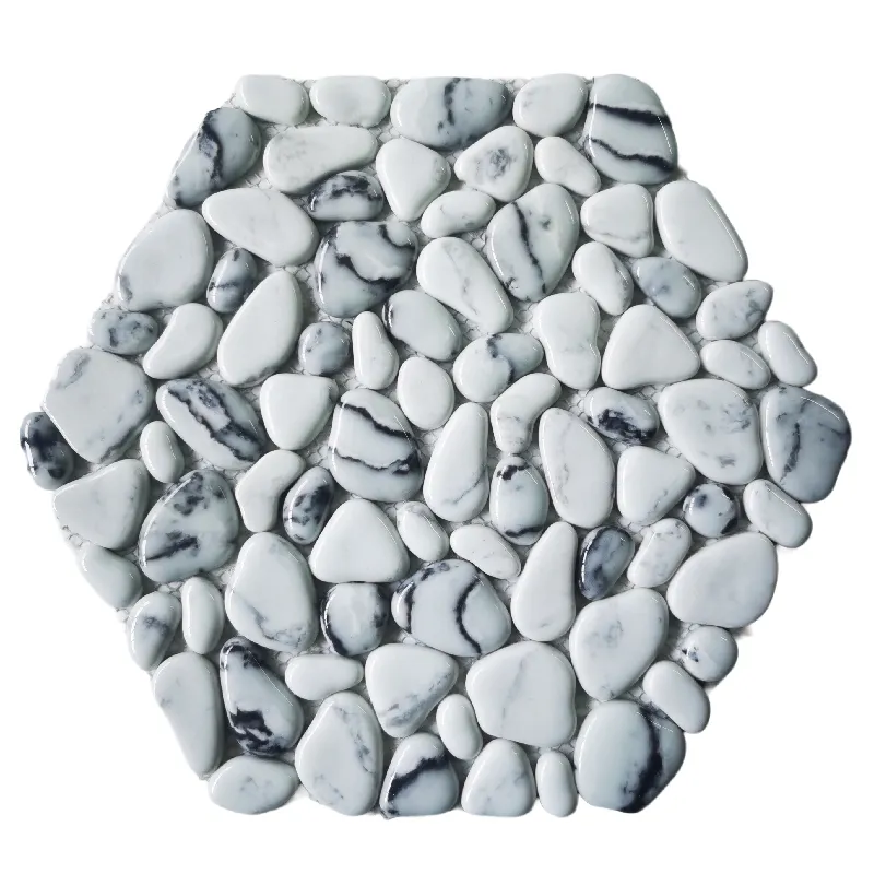 Factory Wholesale Outdoor Pebble Tiles for Export Selling Available at Low Price