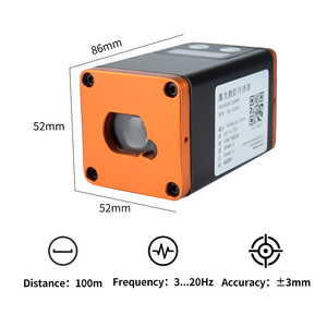 Telémetro láser Respuesta rápida Sensor Lidar Rango 100M Apilador Sistema de control de posicionamiento Sensor de distancia - Product Image 2