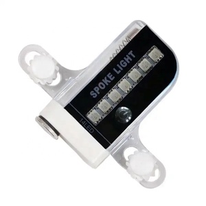 New Fashion 14 Farbe Fahrrad Speichen licht Straße Fahrrad Rad Lichter Straße Wireless 30 benutzer definierte Muster LED Fahrrad Rad Lichter