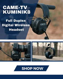 CAME TV Kuminik8 Geräuschunterdrückung <span class=keywords><strong>2</strong></span>-Wege-Kabelloses Zwischensprechsystem Headset für Fernseh-Filmproduktion und Auto-Rennen RC