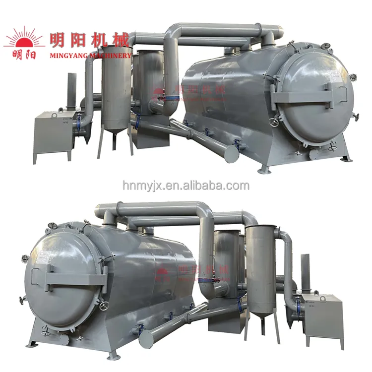乾式蒸留木材炭炭化炉中国メーカー