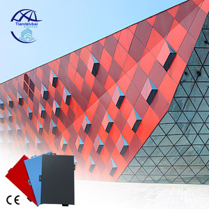 Pannelli di rivestimento della parete esterna in alluminio traforato Pattern Design personalizzato edificio rivestimento della parete facciata - Product Image 1