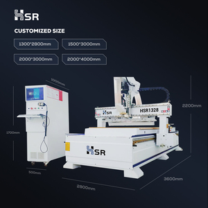 Herramienta CNC de enrutador CNC ATC con cambiador de herramientas lineal y máquina enrutadora de madera de husillo de 9KW de la fábrica de China - Product Image 1