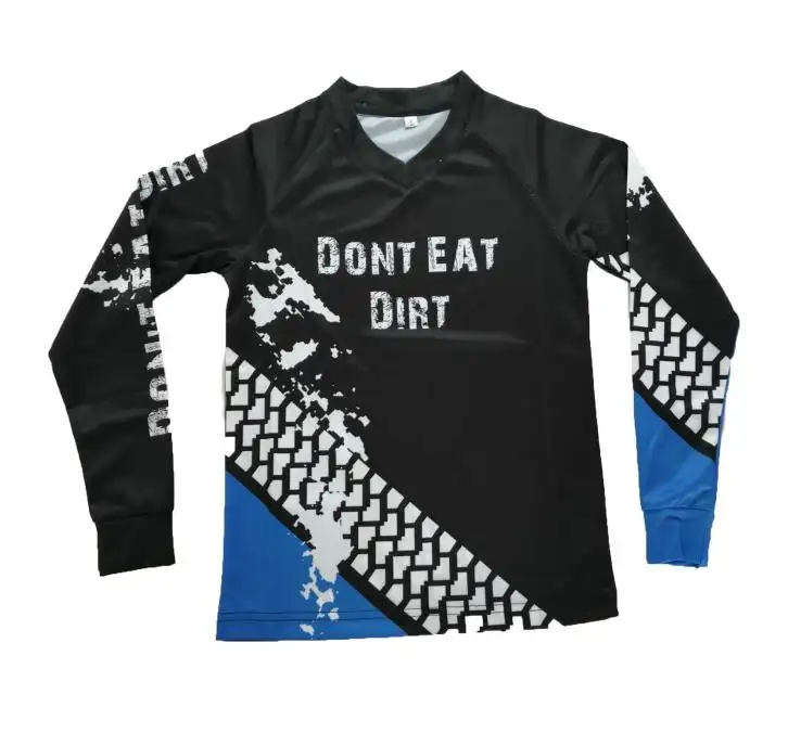 Commercio all'ingrosso di Sublimazione Personalizzato Motocross Jersey Sport Jersey su ordinazione BMX jersey
