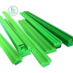Riel de guía personalizado CNC, rodillo LM V, cinta transportadora de sierra circular, guía de cadena de nailon UHMWPE lateral, rieles de guía lineales curvos de plástico