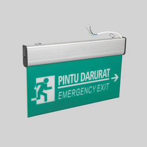 LED Emergency <strong>Exit</strong> Light Led Emergency Charging Light Aluminum &amp; Acrylic WM-40 Customized Pattern Fire Safety
