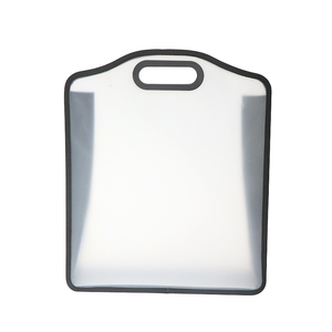Carpeta de documentos de almacenamiento grande Organizador de archivos A4 con asa Carpetas de archivos impermeables en expansión con borde de tela negra - Product Image 1