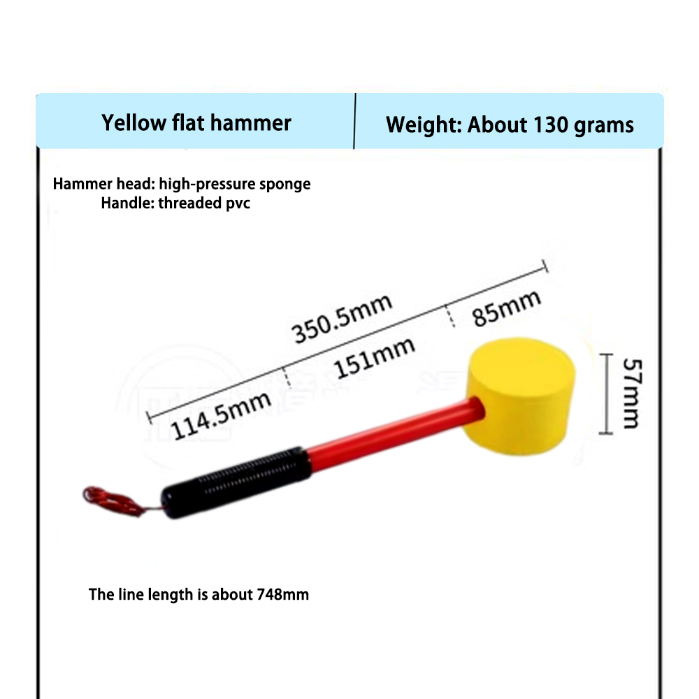 Marteau plat jaune