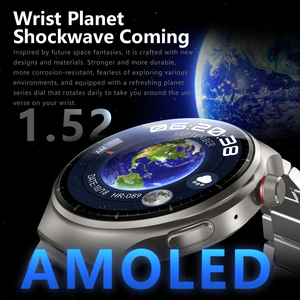 HW6 Max 3 sapanlar ile 1.52 AMOLED 2025 akıllı saat BT çağrı GPS Tracker kablosuz şarj ile spor moda Smartwatch - Product Image 4