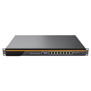 Funda de seguridad de red BKHD personalizada 1U Firewall 8 * GJ45 6 puertos SFP compatible con Intel I3 i5 i7 para Debian Centos Ubuntu Mikrotik - Product Image 1