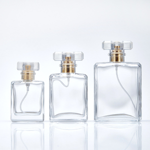 น้ำหอมแก้วใสขนาด30มล. 50มล. 100มล. หรูหราพร้อมฝาใส - Product Image 5