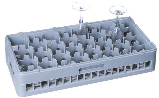 Light gray - 24-grid expansion basket, 49.5*25.2*9