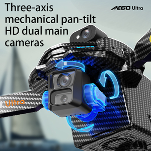 7.2 inç ekran kontrollü 3 eksenli stabilizasyon ile yeni Drone AE60 Gimbal Drone 4K HD kamera 5G Wifi dijital görüntü aktarımı - Product Image 4