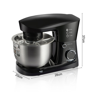 10 hız ayarı ve sıçrama koruması ile yeşil salata ve kek karıştırmak için dikey mikser 3'ü 1 arada - Product Image 6
