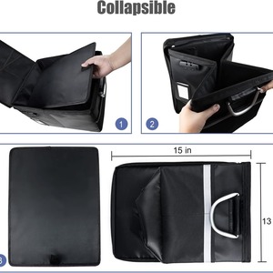 便携式皮革办公室安全防火文件整理箱带锁防火存储文件柜 - Product Image 3