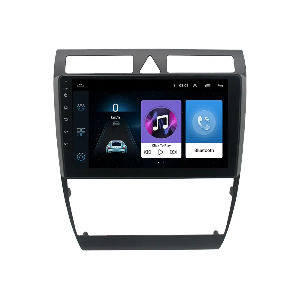 Android araba radyo çalar gps navigasyon dvd video Audi A6 C5 1997 - 2004/S6 2 1999 - 2004/RS6 1 2002 - 2006